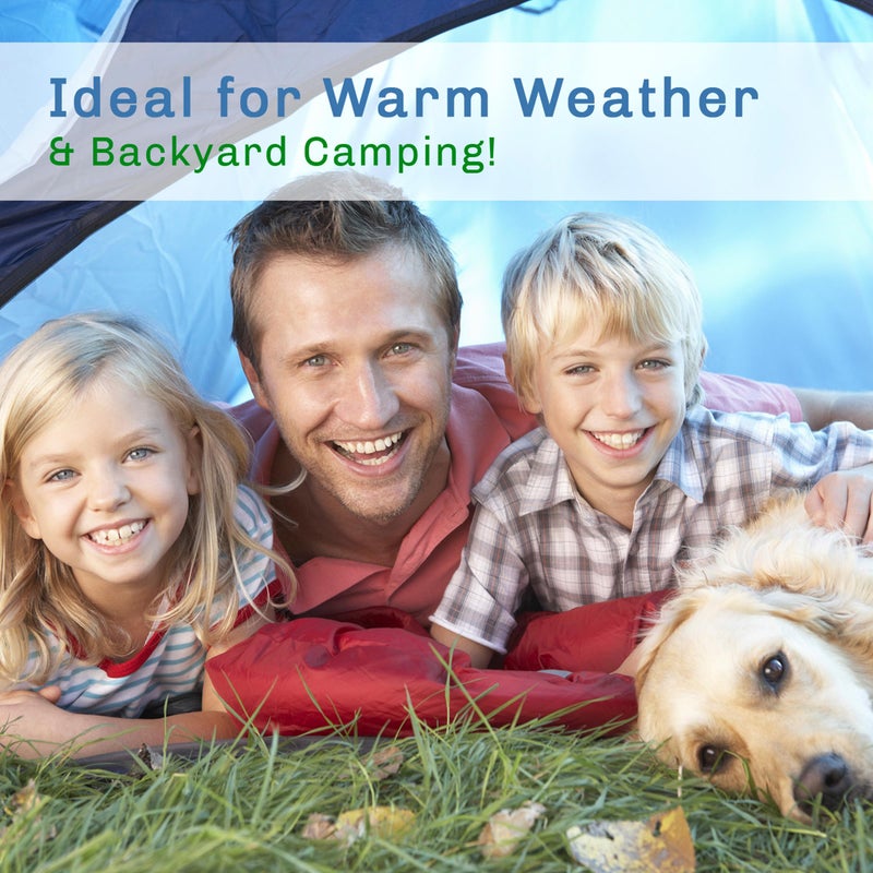 Wakeman 2-Person Camping Tent - Includes Rain Fly and Carrying Bag - Lightweight Compact Outdoor Tent for Backpacking, Hiking, or Beaches by Wakeman (Orange) - Image 3